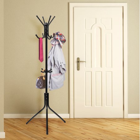 Iron Black Metal Steel Vintage Style Hanger Rack
