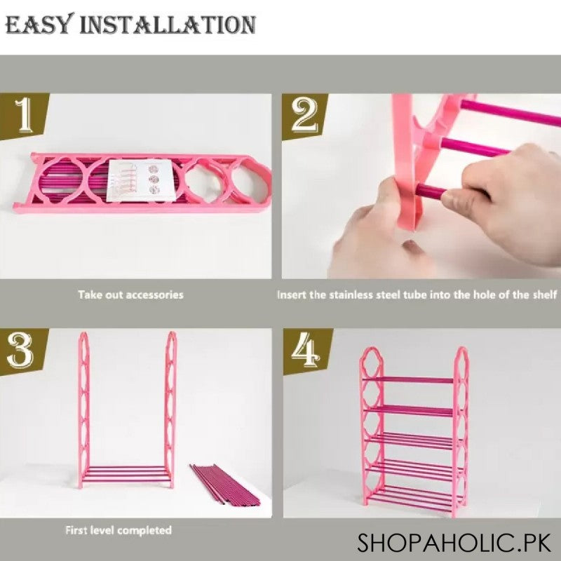 Premium Plastic Shoe Rack 4,5 Layers