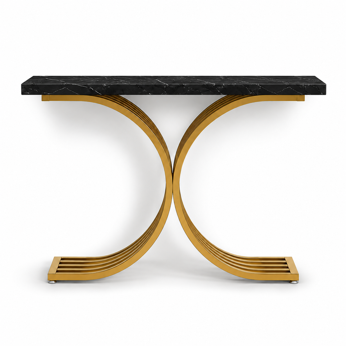 Half Ring Console Hallway Table – Modern Entryway Accent Table
