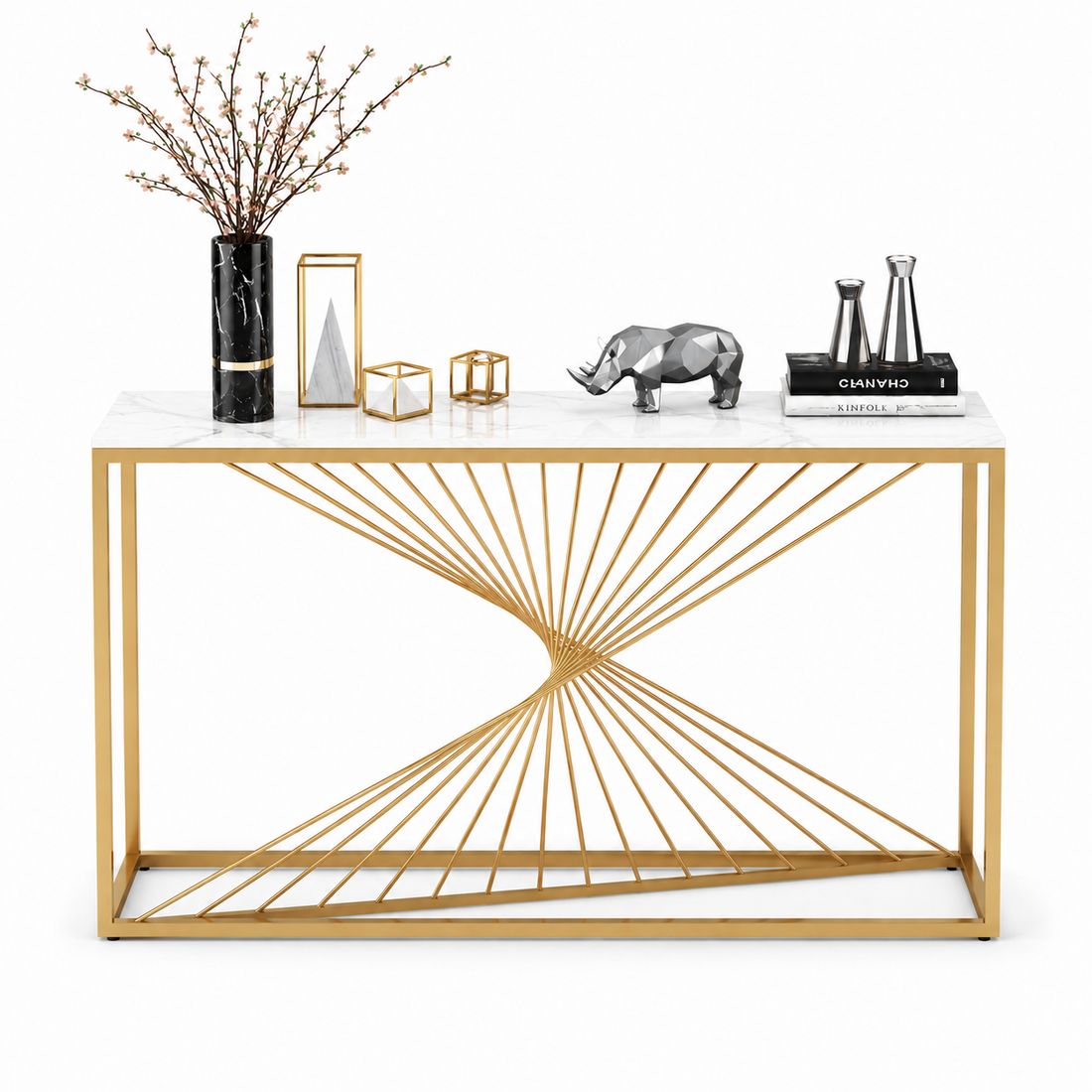 High-End European-Style Console Table Light Luxury Table