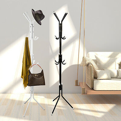 Iron Black Metal Steel Vintage Style Hanger Rack