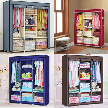 Folding Wardrobe King Size Wardrobe Almari 3 DOOR