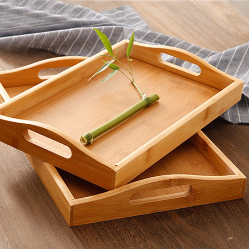 Wooden Tray Set 3 Pieces