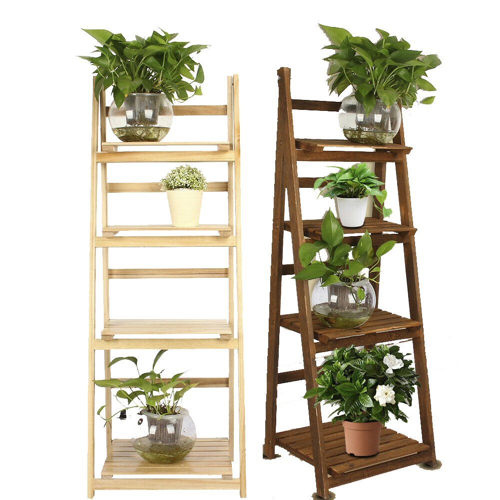 Wooden Folding Flower Stand - Book Shelf Stand